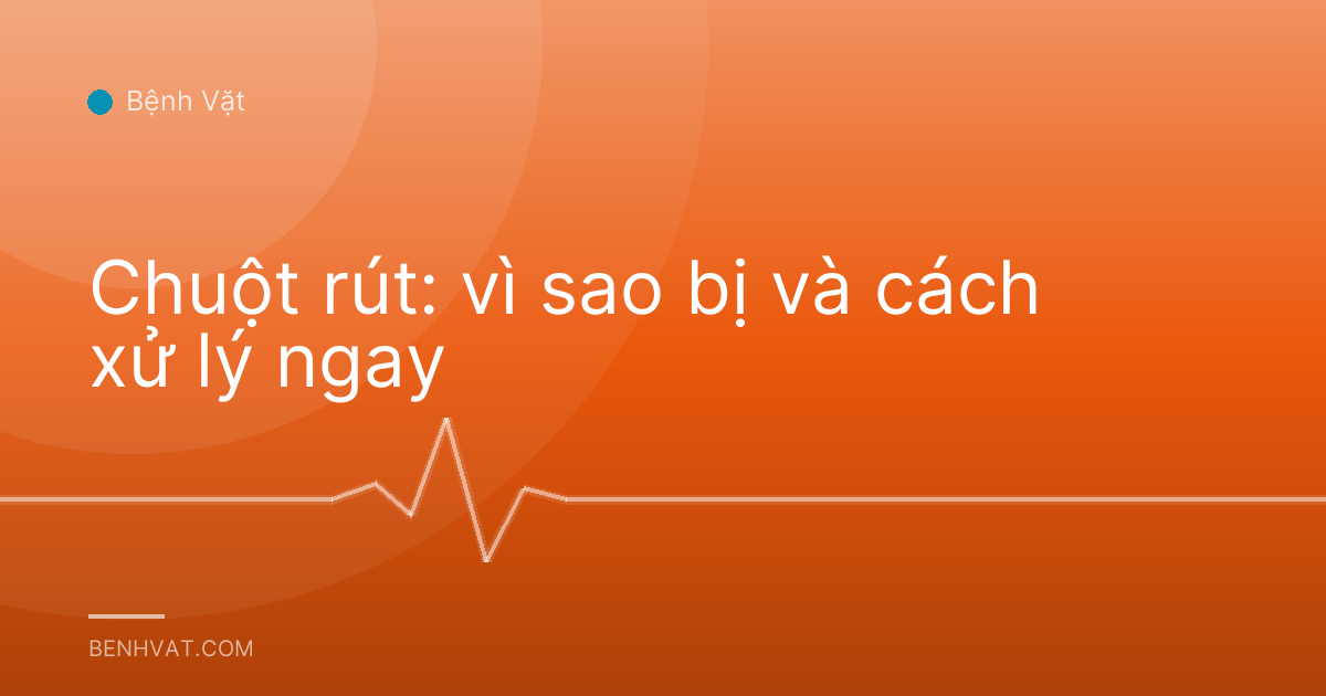 Chuột rút: vì sao bị và cách xử lý ngay